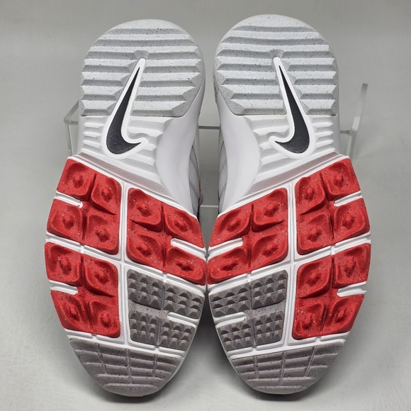Nike Free Golf NN Men Size 5 W Golf Summit White/Dark Team Red FQ7875-100 New - Picture 6 of 10